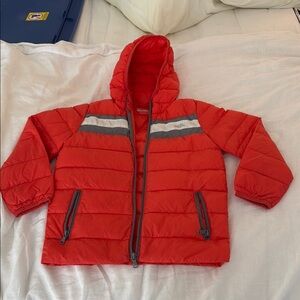 Wantado Orange lightweight Kids Puffer Jacket size 4/5